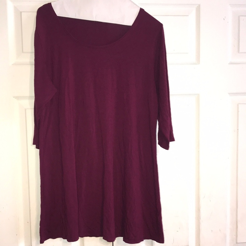 Women’s Maroon Tunic Top